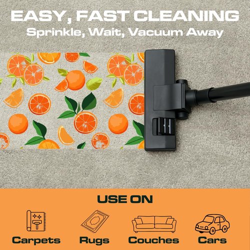 Ripclean Carpet Deodorizer & Freshener Cleaning Powder, Odor Eliminator for Strong Odors & Homes w/Pets, Safe around Kids & Pets, Use on Carpet, Rugs, Upholstery & More (16 Ounce, Lemon)