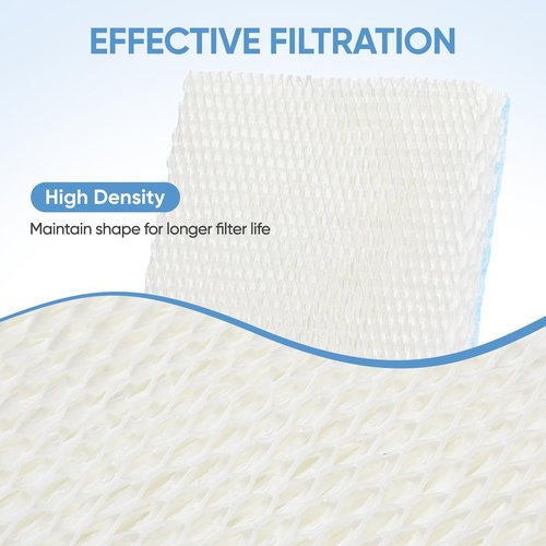 LBLVBNEWD HFT600 6 Pack Humidifier Wicking Filter T Replcement Compatible with Honeywell HEV615 HEV620 Humidifier, Compared to Part HFT600T HFT600PDQ Wicking Filter, Blue