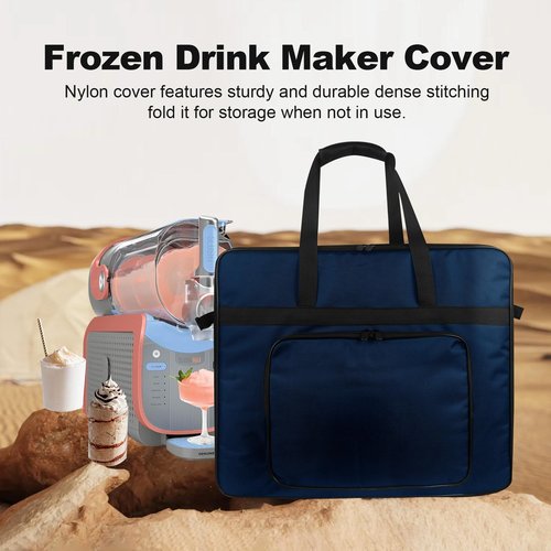 Slushie Machine Travel Bag Frozen Drink Maker Carrying Case Waterproof Nylon Storage Bag for Ninja SLUSHi Max | XXL Smart Frozen Drink Maker FS605/Ninja Slushie Machine FS605SG /FS605IV,150oz
