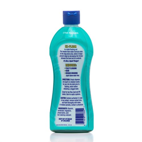 Bar Keepers Friend EZ-Flush Liquid Toilet Flushing Aid (2 x 12 Oz) Helps Prevent Clogging, Odor, Residue in Regular, Low-Flow, Boat & RV Toilets