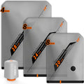 Vacbird Rechargeable Wireless Pump Travel Storage Bags - 20 Pack Portable Vacuum Compression Bags for Clothes & Blankets
