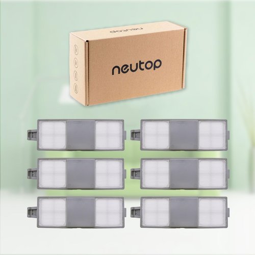 Neutop Replacement Filters Compatible with iRobot Roomba 205 DustCompactor Combo Robot Vacuum Cleaner Replacement Spare Parts Accessories, 6-pack.