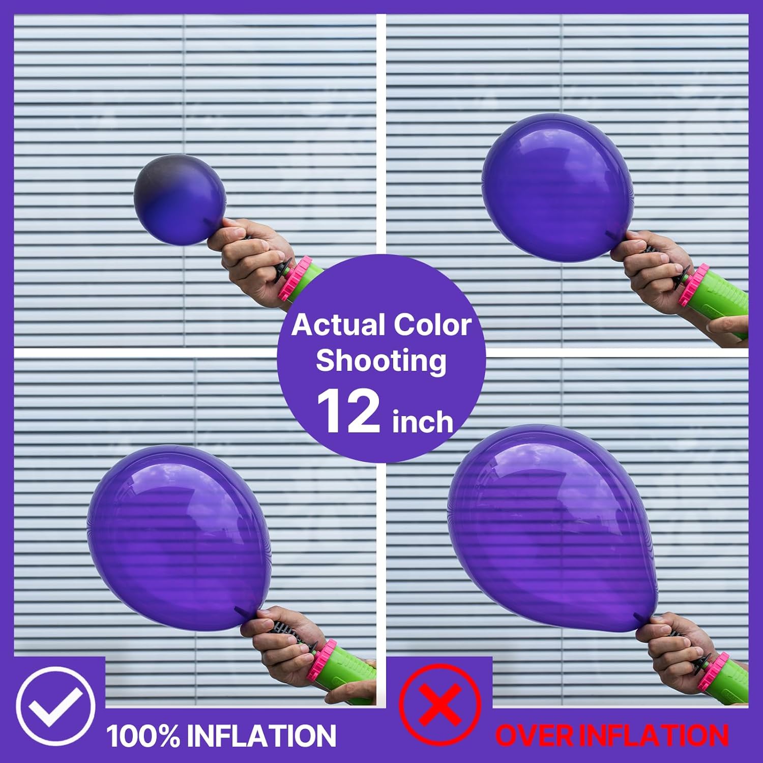 PartyWoo Balloon Arch Kit - 142-Piece Purple Balloon Garland for Baby Showers & Birthday Parties | Various Sizes