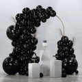 PartyWoo Black Balloons - 128-Piece Arch Kit with Various Sizes for Baby Showers, Birthdays & Anniversaries
