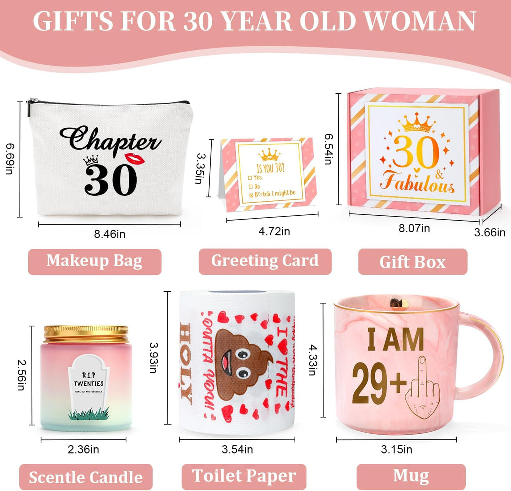 Regine Switzerland 30th Birthday Gifts for Women | Funny Coffee Mug & Makeup Bag Set