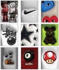 Hypebeast Posters | Trendy Wall Decor for Sneakerheads | 9-Piece Art Print Set (8x10 Inch)