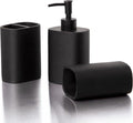 BINO 3-Piece Bathroom Accessories Set - Stylish Soap Dispenser, Toothbrush Holder & Tumbler for Elegant Decor