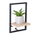 Honey-Can-Do Small Floating 1 tier Wall Shelf SHF-08575 Natural