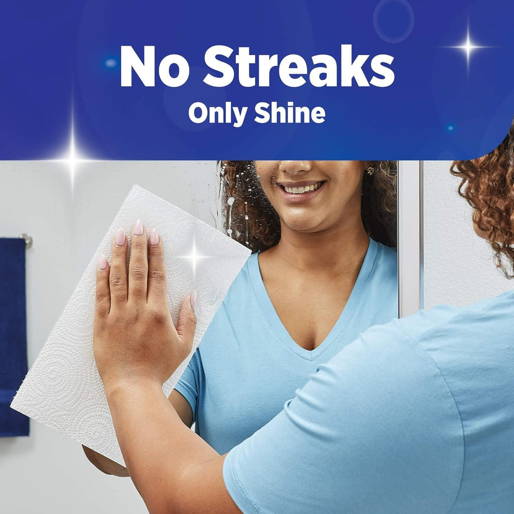 Sparkle Tear-A-Square Paper Towels - Strong 2-Ply Kitchen Towels | 2 Double Rolls (220 Sheets)