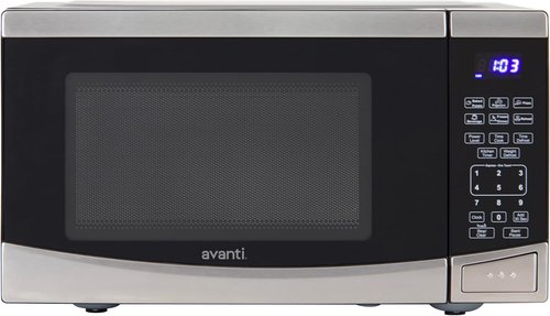 Avanti Microwave Oven - 900 Watts Compact Design with 10 Power Levels & Speed Defrost | 0.9 Cu.Ft. Stainless Steel
