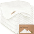 Skiennix 6-Pack Baby Washcloths - Soft, Absorbent Bamboo Towels for Newborns & Toddlers | 10x10, Gentle on Skin