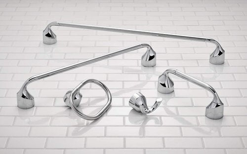 Moen MY3724CH Idora 24-inch Single Towel Bar, Chrome