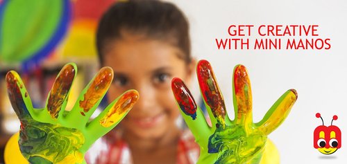 Mini Manos Learn & Play Kids Gloves ; Age Group 3-5; Fit - Palm Width 2.5 to 2.75 Inch ; Rubber Gloves 1 Pair