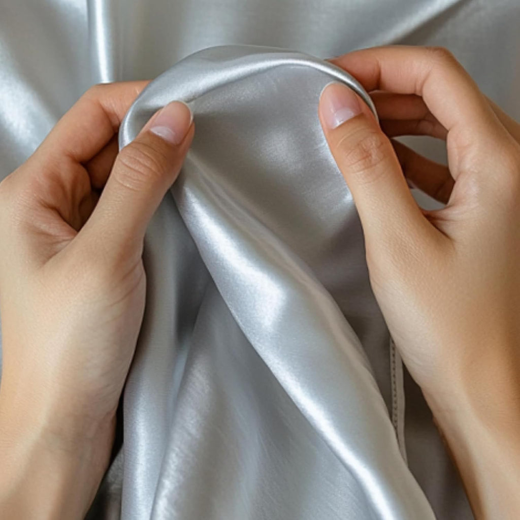 Qure Mulberry Silk Pillowcase - Anti-Acne Cooling Sleep Cover | Real Natural Silk, Standard Size