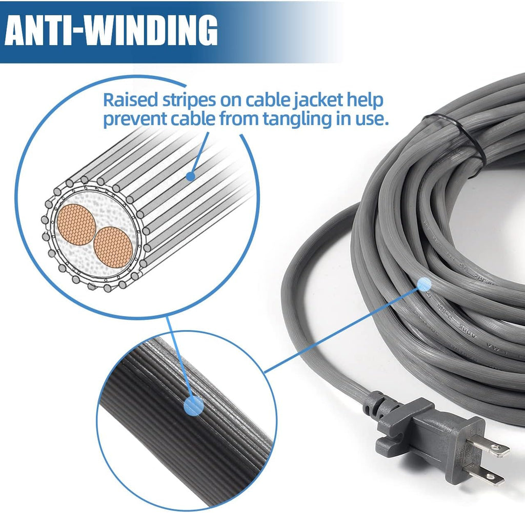 Shark 36ft Power Cord - Compatible with Navigator & Rotator Lift-Away Vacuums | Durable & Reliable
