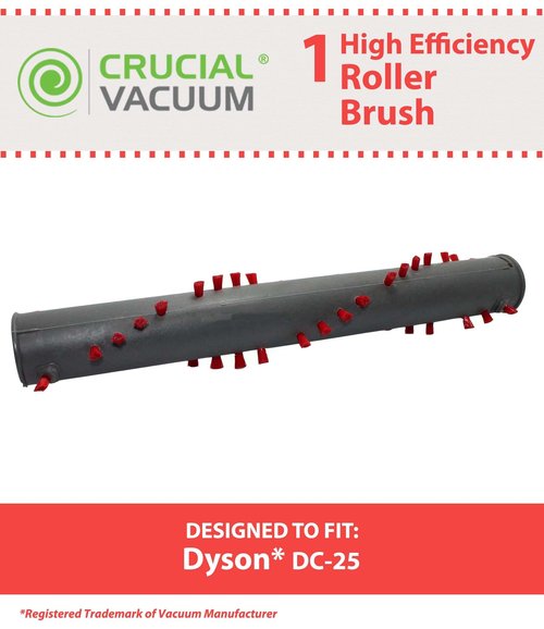 Crucial Vacuum 1 Replacement Roller Brush Compatible with Dyson DC25 Vacuums, Fits Models 917391-01 & 914123-01