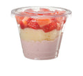 GUSTO 9 oz. Clear Plastic Cups With Flat Lids 50 Count (No Hole), Fruit Cups with Lids for Party - Perfect for Smoothies, Milkshakes, and To-Go Beverages -(Formelry Comfy Package)