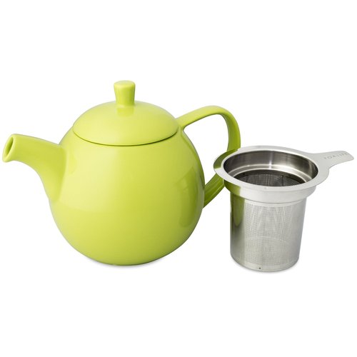 FORLIFE Curve Teapot with Infuser, 24-Ounce, Lime