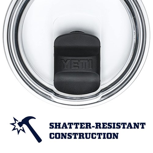 YETI Rambler 10 oz Lowball, Vacuum Insulated, Stainless Steel with MagSlider Lid, Offshore Blue