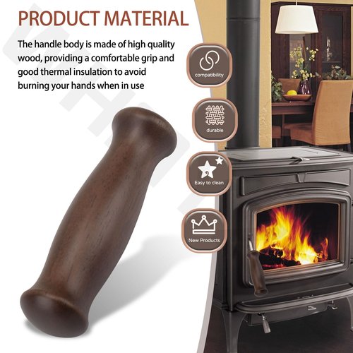 WHMYZHL 250-00594 Wooden Handle Compatible with Avalon Olympic Stove & Insert 700 745 790 796 945 990 996 1190 1196 900PS 900PI