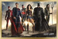 Trends International DC Comics Movie - Justice League - Group Wall Poster, 22.375" x 34", Gold Framed Version