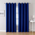 ChrisDowa Blackout Curtains - 90-Inch Thermal Insulated Grommet Panels Set | Royal Blue, 2-Pack