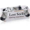 Farmhouse Lost Socks Storage Funny Laundry Sign Wooden Storage Baskets Laundry Room Missing Socks Decor Farmhouse Sock Basket for Room Wall Decor (11.02 x 3.54 x 3.54 Inch)