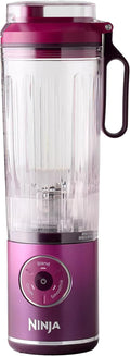 Ninja BC251QRD Blast Max Cordless Blender - Smoothies & Ice Crush, 22 oz Cherry Vessel | Certified Refurbished
