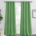 NICETOWN Forest Green Blackout Curtains - 102 Inch Length, Thermal Insulated, 2 Panels for Large Windows