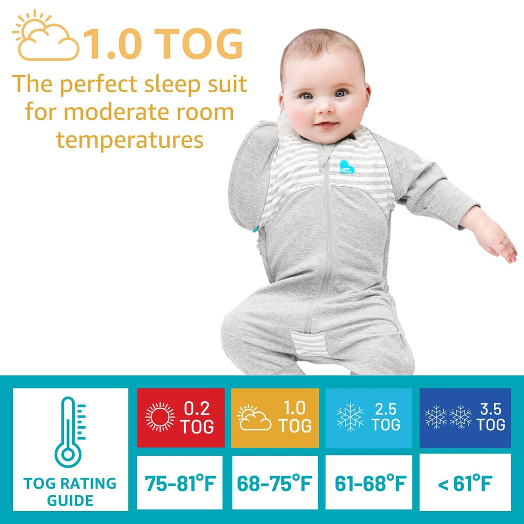 Love to Dream Swaddle UP Transition Bag Warm, Pink Silly Goose, Extra Large, 24-32 lbs, Patented Zip-Off Wings, Gently Help Baby Safely Transition from Being Swaddled to Arms Free