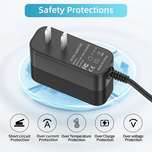 TEVSINPO 10V630MA Charger Replacement for Bissell Pet Stain Eraser Cordless Handheld Portable Cleaner Vacuum 2054, 2002, 20037, 20028, 2002Q, 2003, 2003A, 2164A, SSA-100060US,SSA100060US