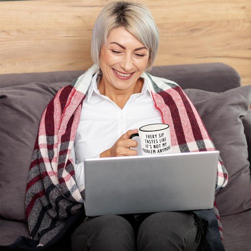 Aurahouse Retirement Gift for Woman Men, Funny Retirement Mug Decorations, Best Retirement Gifts for Women Men 2025, Coworker, Friend, Teacher, Boss, Sisters, Mom, Retired Gifts Not My Problem Anymore