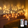 Rivokeer Lighted Birch Garland with Timer 120 LED, 9FT Birch Garland with Lights Remote Control, Pre-lit Twig Vine Lights Plug in for Christmas Fireplace Home Wall Decoration Indoor Outdoor