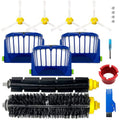 Replacement Parts for irobot Roomba 694 692 676 675 677 671 610 690 680 660 650 620 645 655 635 614 595 585 564 589 536 Robot Vacuum,1 Bristle & 1 Beater Brush,3 Filter,4 Side Brush
