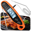 Skiennix Digital Meat Thermometer - Dual Probe with Large Backlit Display for Accurate Cooking