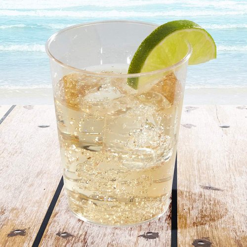 WNA T8T Comet Plastic Tumbler, 8 oz., Clear, Tall (Case of 500)