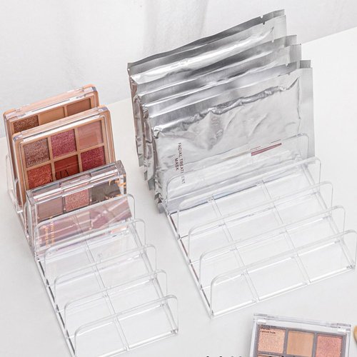 ArrErr 14 Slots Universal Multi Device Organizer Dock Space-Saving Acrylic Clear Multi Phone Stand Holder Divider for iPhone Portable External Hard Drive HDD Phone Cases External CD/DVD Drive