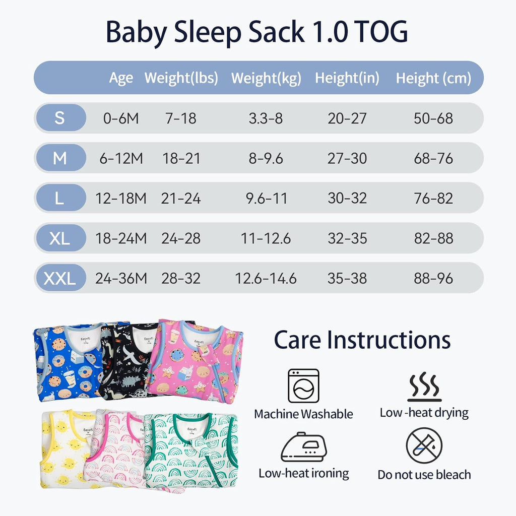 Bamboo Rayon Sleep Sack by [Brand Name] - Supersoft 1.0 Tog Baby Wearable Blanket | 6-12 Months, Unisex