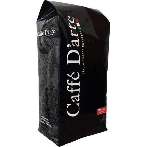 Caffe D’arte Meaning of Life Ground Coffee – Medium‑Dark Roast, Well‑Balanced Flavor, Roasted in Seattle, Ideal for Drip Brewing, 5 lb