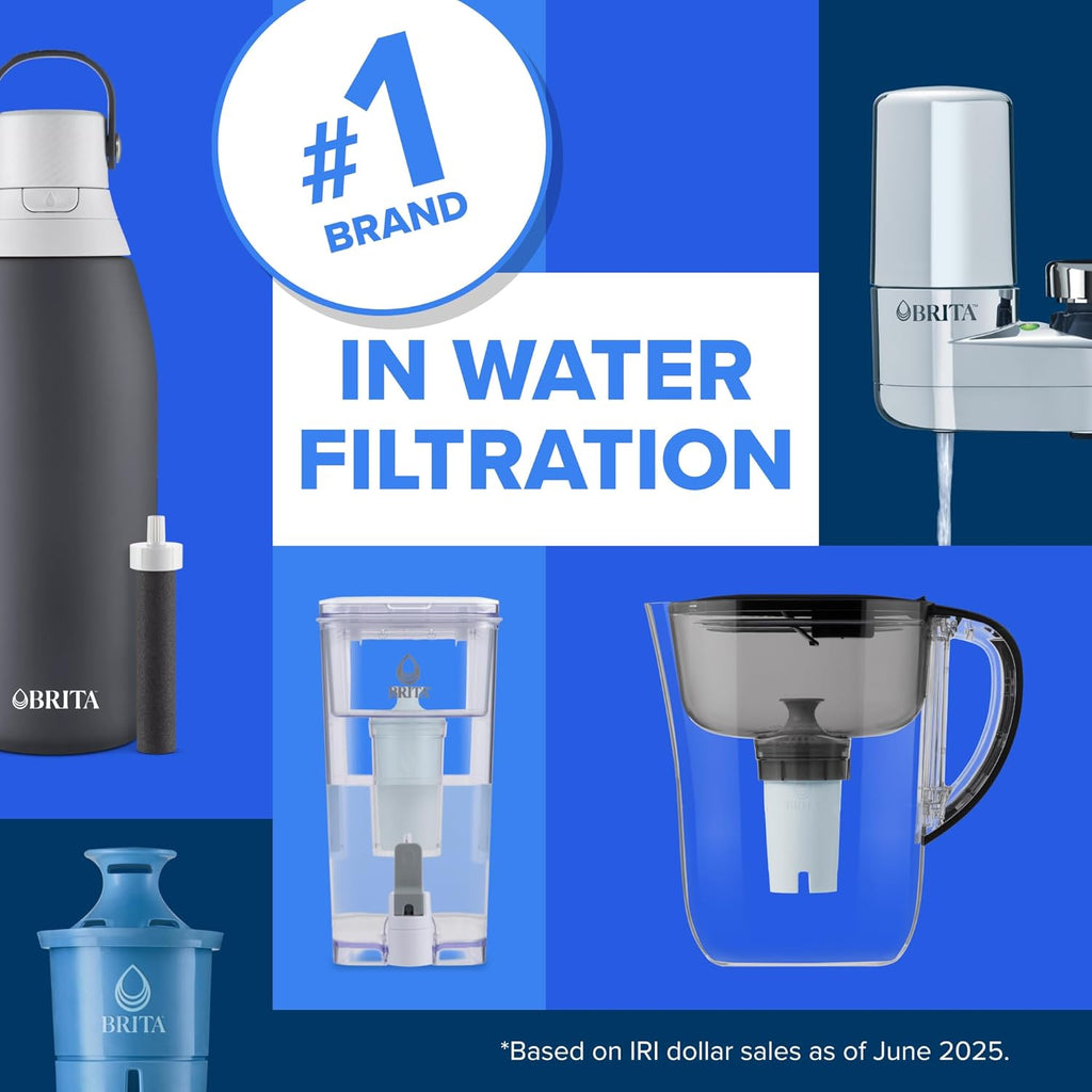 Brita UltraMax Water Dispenser - 27-Cup BPA-Free Filter System Reduces Copper & Mercury