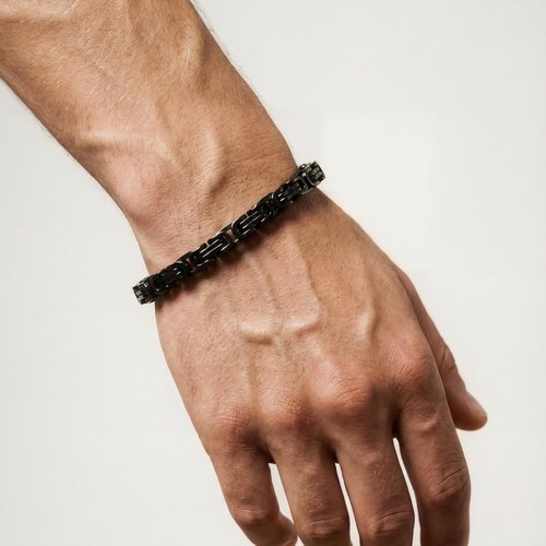 Love You This Much To My Brother Steel Bracelet - 6mm Sentimental Gift from Sister