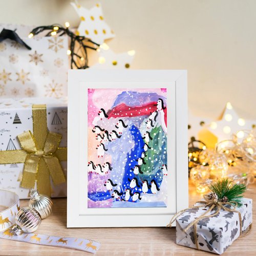 MammyGol 2-Pack Kids Art Frames in White, Picture Frame Displays 8.5x11 without Mat, Front Opening Kids Artwork Frames Changeable, Storage Frame for Wall Tabletop, Holds 50-150 Pcs