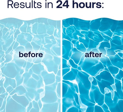 HTH 67067 Swimming Pool Clarifier - Achieve Crystal Clear Water in Just 24 Hours