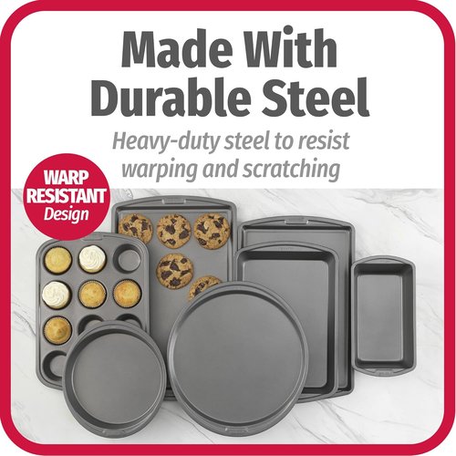 GoodCook Everyday 7-Piece Non-Stick Bakeware Set | Versatile Baking Pans for All Your Needs