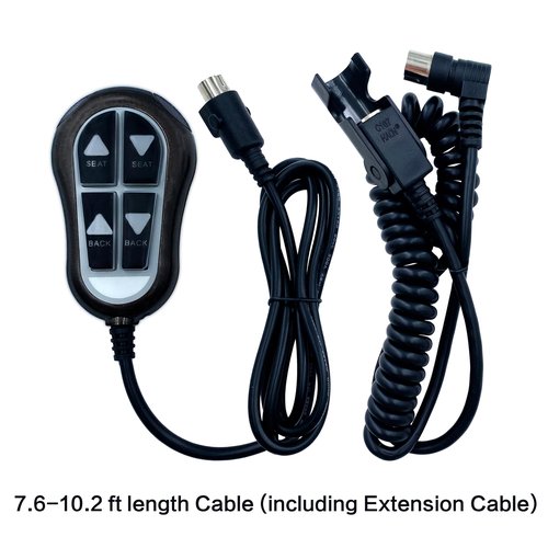 4 Button 5 Pin Remote Hand Control ZK1300-HC Replacement for Power Recliner Lift Chairs with Backlight