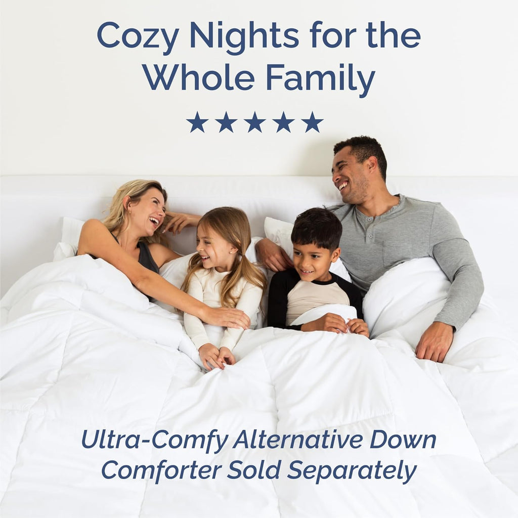 Skiennix Queen Size Sheet Set - Comfy Cooling Bed Sheets | Luxury Hotel Quality - Beige Stripes
