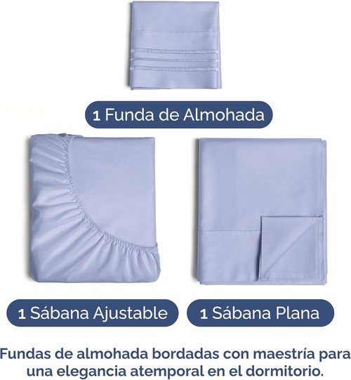 Comfy Twin Size 3 Piece Sheet Set by [Brand Name] - Breathable Cooling Bed Sheets - Ultra-Soft Lavender, Deep Pockets, Wrinkle-Free