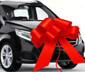 Big Car Bow - 30 Inch Giant Red Bow for Cars | Perfect for Birthdays, Weddings & Holidays