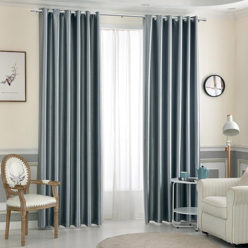 1” Diameter Silver Curtain Rods for Windows, 1 Pack 30-120 Inch Heavy Duty Window Treatment Rods, Long Adjustable Curtain Rod, Fits Most Standard Windows, Suitable for Bedroom, Living Room, Farmhouse