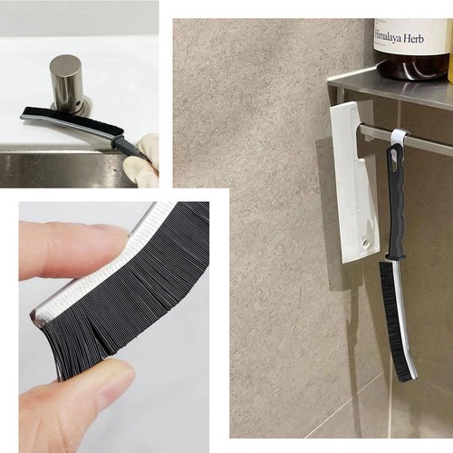 Crevice Cleaning Brush - Grout Scrub Brush, House Cleaning Supplies, Gap Cleaning Tools, Home Essentials, Gifts for Women Men, Hard Bristle Crevice Cleaner Brush for Household Use, Bathroom(11Pcs)